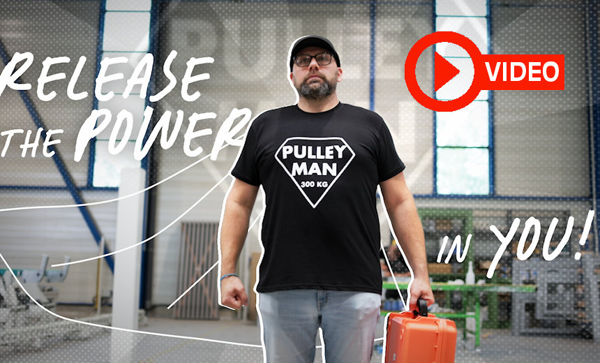 PULLEY-MAN Portable mini-winch