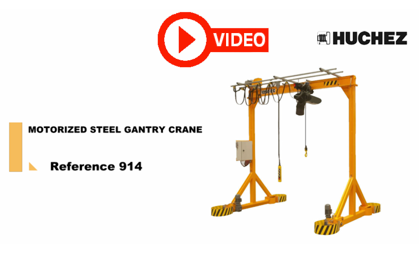 Motorized gantry crane